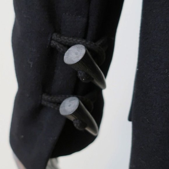 Chanel Duffle Coat Wool Hooded Toggle Jacket - Picture 8 of 12